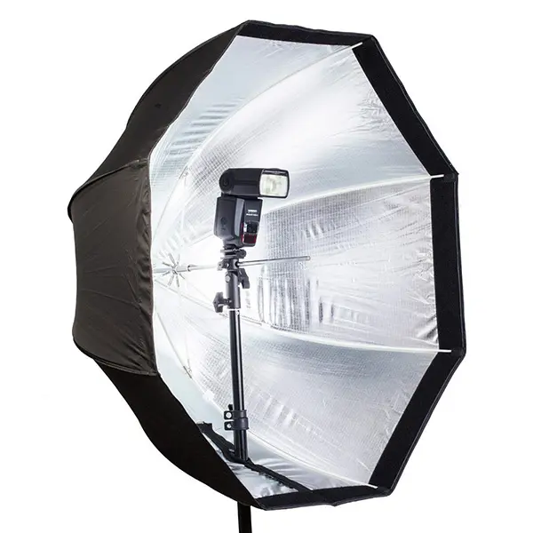 Guarda-chuva profissional de fábrica tipo Godox-caixa octogonal Softbox 120cm 95cm para estúdio Flash e fotografia ao ar livre