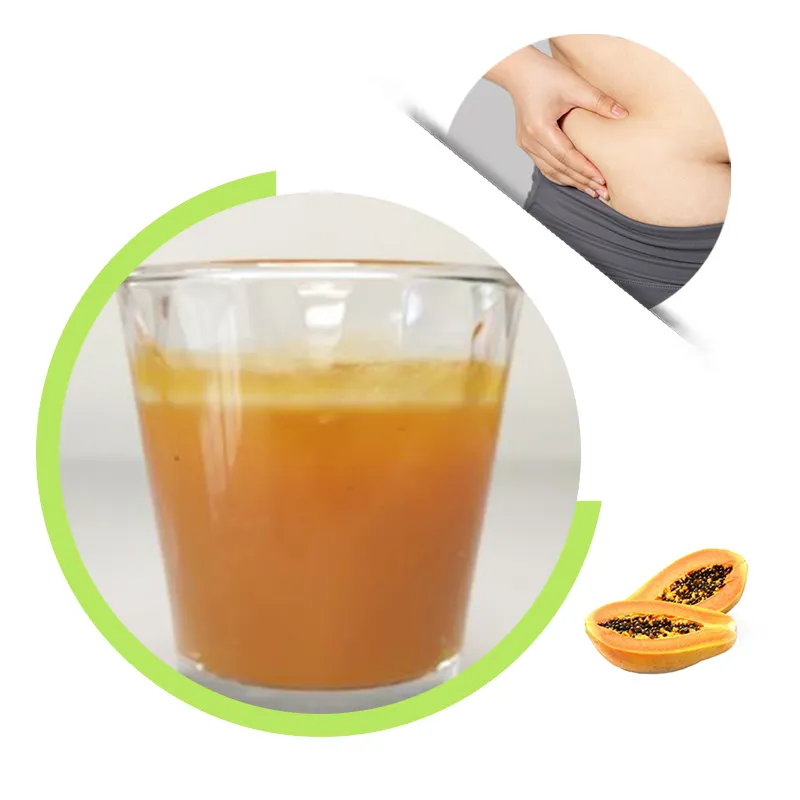 Servicio OEM, precio de fábrica, jugo concentrado de papaya con sabor a granel 33/66 Brix esterilizado para té con leche o jugo de frutas