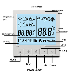 Tuya Wireless Smart Phone Control Wifi Thermostat Smart <strong>Temperature</strong> <strong>Controller</strong> for Electric Floor Heating - Product Image 3