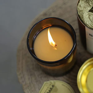 Bougies parfumées en pyrmid aromatique écologique avec mèche en coton, faites à la main, 8 oz, vente en gros - Product Image 3