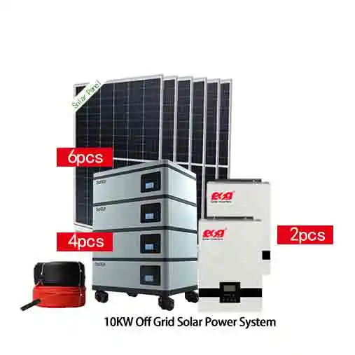 ESG-Sistema Solar para generar electricidad, 10KW, 20kw, 30kw, 50kw, 100kw, sin conexión a la red, precio completo