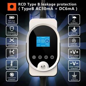 格拉森2便携式充电站15A 20KW一级11KW智能Wifi V2H DC CCS2 180KW 240无线移动住宅充电