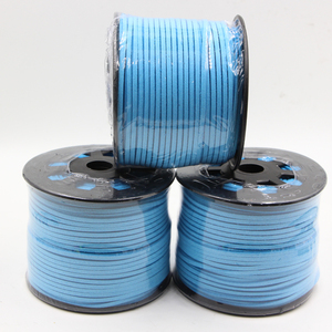 Factory Directly Sale Multi Colours <strong>2</strong>.7,<strong>5</strong>,8,10mm Suede <strong>Cord</strong> Lace Flat Leather <strong>Cord</strong> Sold by Roll - Product Image 1