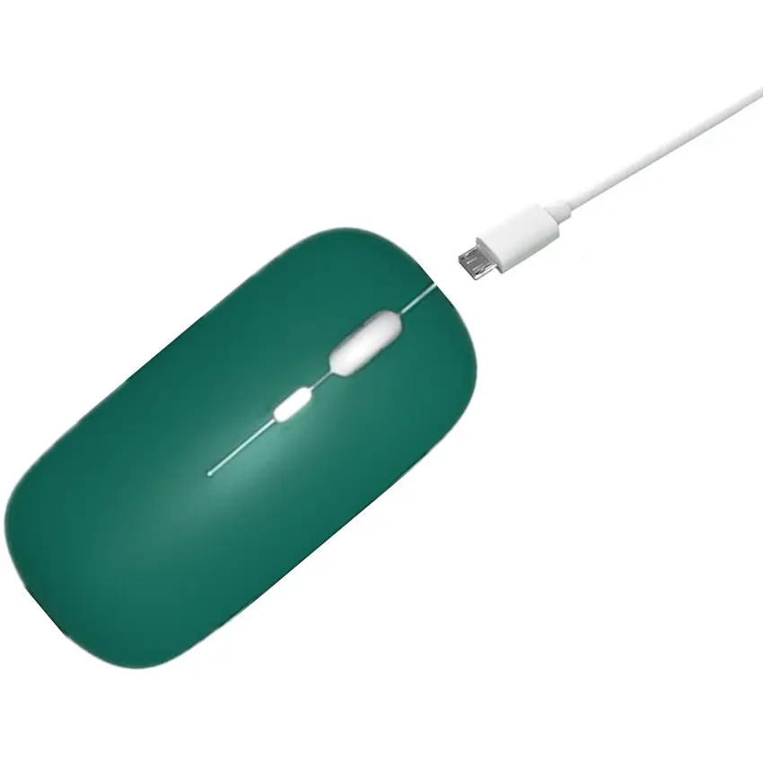 Mouse ricaricabile Wireless 2.4Ghz con cavo di ricarica USB per IPad Mac Ios Tablet design universale per Mouse sottile muto