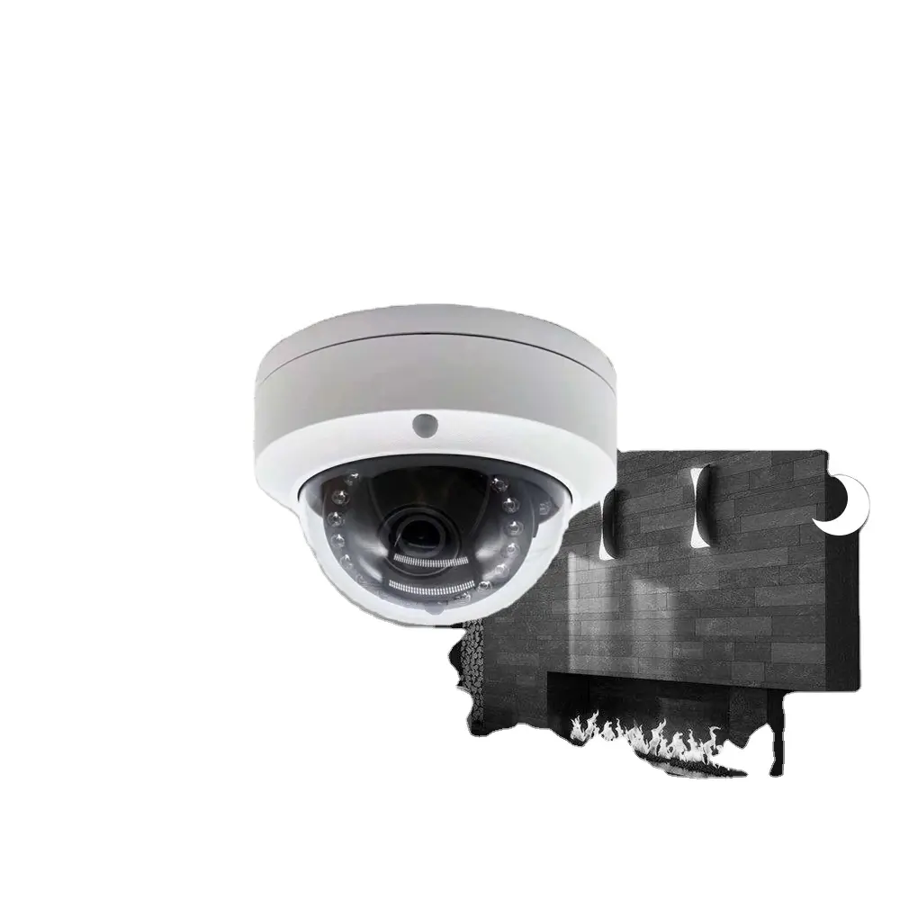 Telecamera Dome telecamera IP CCTV 4k ad alta definizione di sorveglianza esterna del prodotto di rilevamento del movimento a infrarossi Buttet telecamera CCTV
