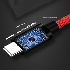Wholesale Cheap 3.5mm to Type-c <strong>Audio</strong> <strong>Cable</strong> Dac Split in Two Microphone Listening MAC Switching Computer Head Dimac <strong>Audio</strong> <strong>Cable</strong> - Product Image 4