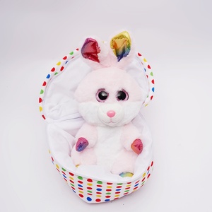 Popüler peluş tavşan paskalya yumurtaları renk ve boyut özelleştirilebilir çocuklar için fabrika peluş doldurulmuş oyuncaklar sevk. - Product Image 1