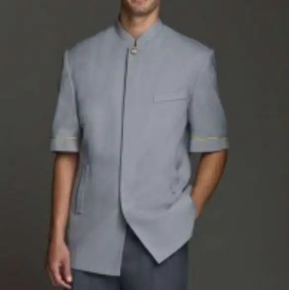 Prezzo di fabbrica personalizzato uniformi alberghiere personale ufficio signore Blazer giacca aziendale camicia uniforme da lavoro