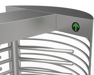 Tornello a tutta altezza in acciaio inossidabile con controllo di accesso per riconoscimento di impronte digitali e viso - Product Image 6