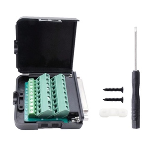 Siyah kapak ile orijinal vidakilitleme DB25 konektörü siyah kabuk d-sub 25pin erkek dişi adaptör ile VGA Terminal adaptörü - Product Image 3