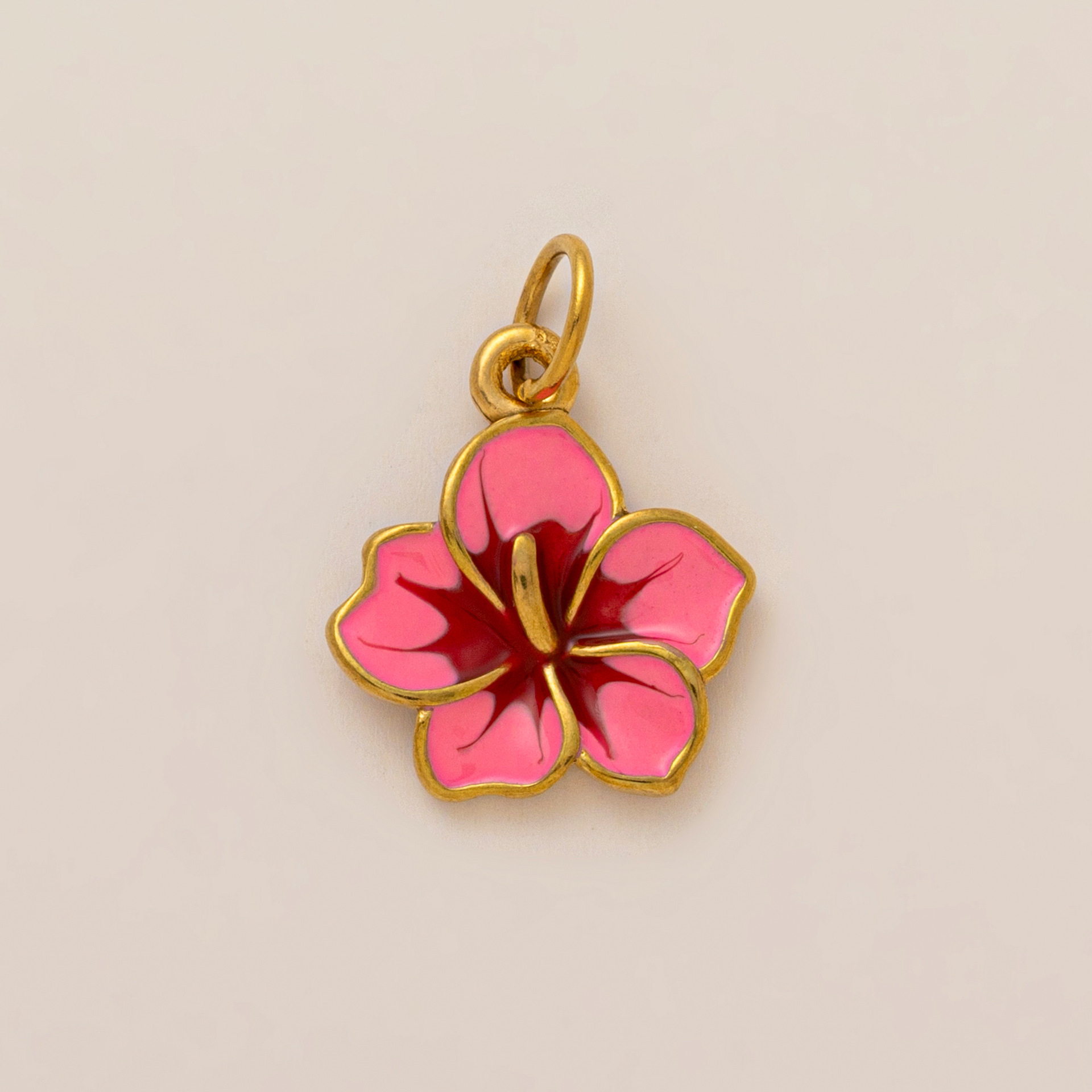 Ciondolo fiore rosa
