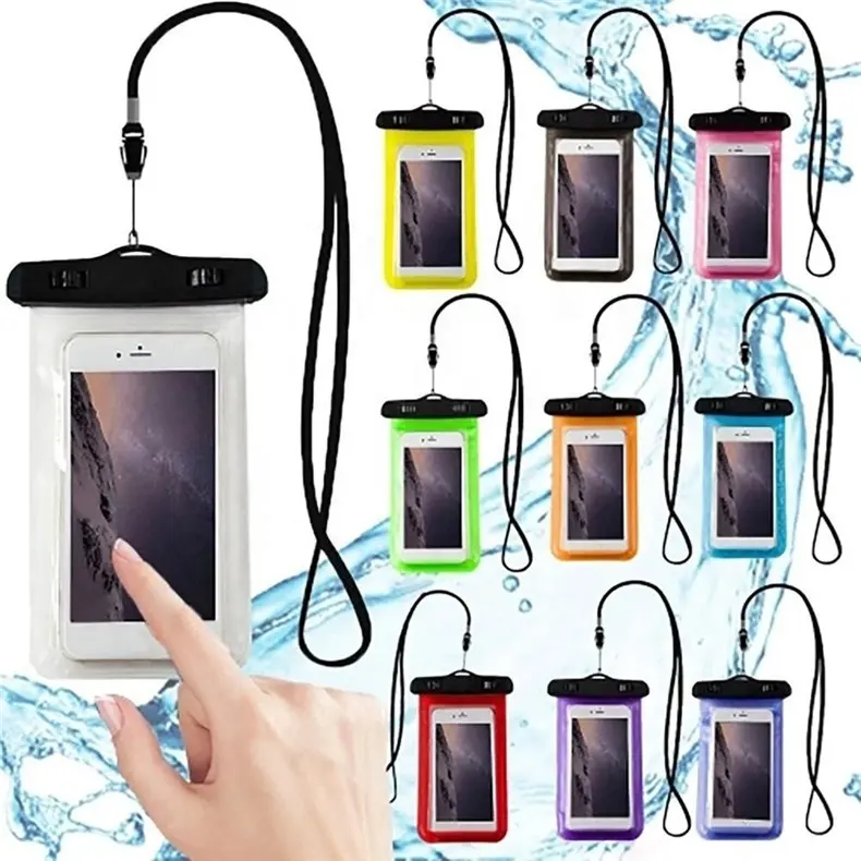 Universal Waterproof Mobile Phone Bag Pouch Carry Cover Waterproof Phone Case for iPhone for Samsung Galaxy Note