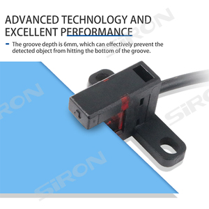 SiRON-K017-a-Serie Steckplatz-Sensor Miniatur-Design-Fotozelle sensoren zur Erkennung, photo elektrischer Sensorsc halter - Product Image 6
