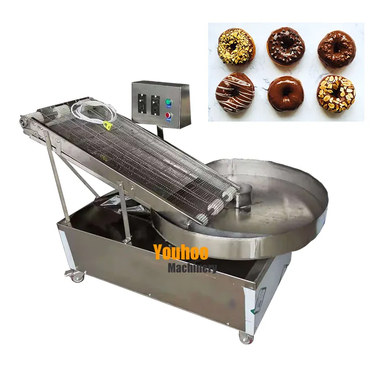 Machine de revêtement pour la fabrication de donuts, appareil électrique de pain, donuts, sucre en poudre