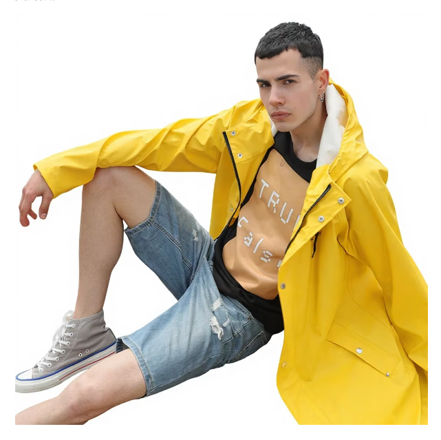 Amarillo dorado, estilo masculino.