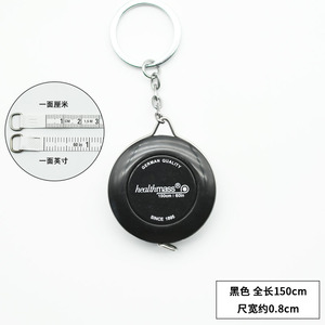 小型テープキーホルダー自動格納式巻尺服巻尺プリントロゴ - Product Image 5