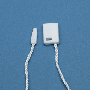Garment Accessories <strong>Plastic</strong> <strong>Tags</strong> Hang <strong>Tag</strong> <strong>String</strong> Snap Lock White Square Head Hang <strong>Tag</strong> <strong>String</strong> for Garment