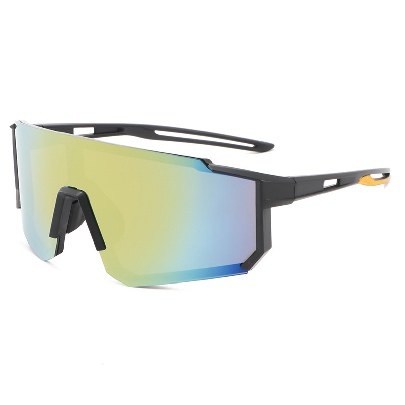 Black Yellow Frame Mercury Lens