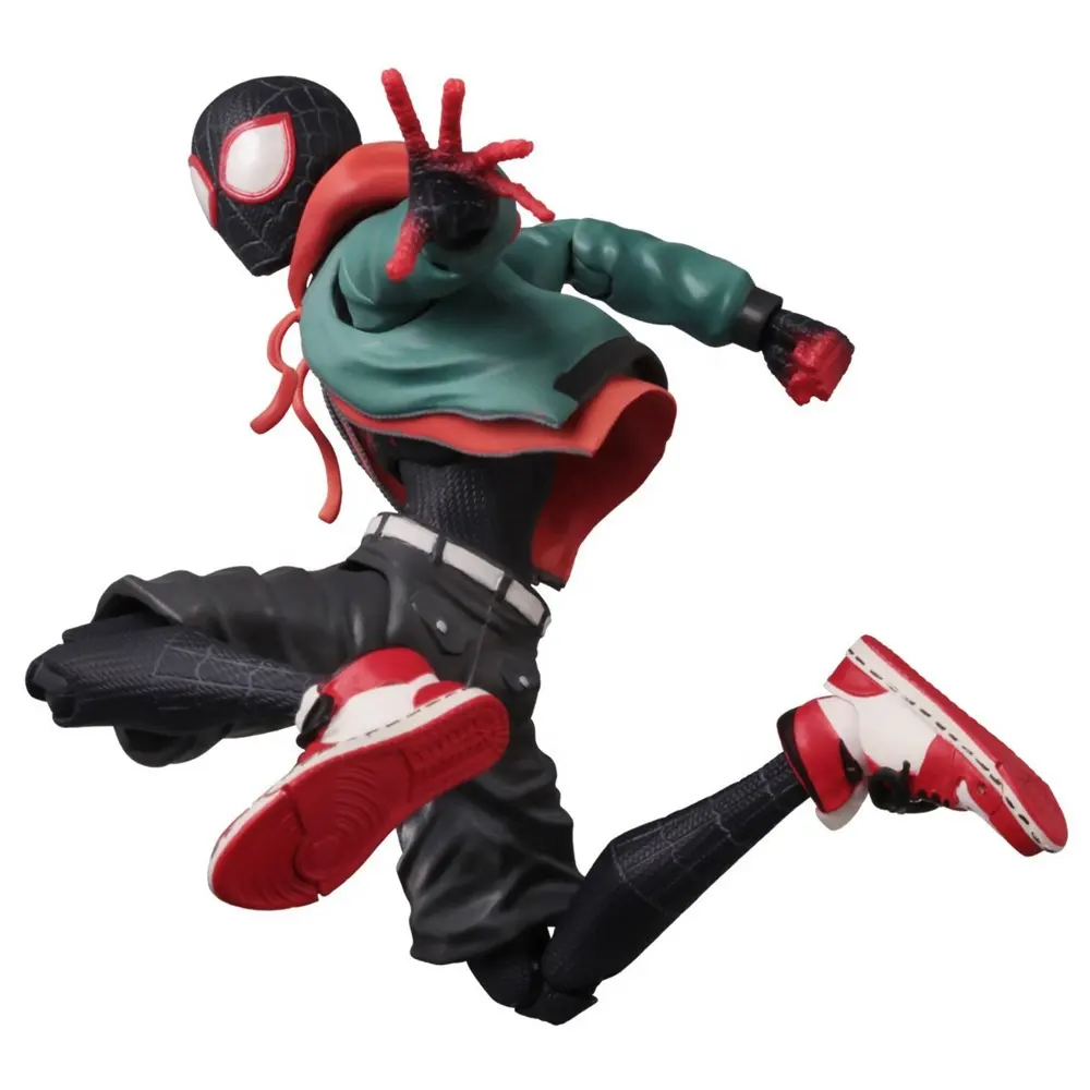 Spider Action Figure Toys Miles Morales Gelenk verbindungen bewegliche Figur Mehrere austauschbare Teile Modell Anime