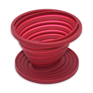 Tùy chỉnh màu sắc Slick nhỏ giọt tái sử dụng bộ lọc hình nón giữ lạnh Brew nhỏ giọt đóng mở đổ qua máy pha cà phê Silicone cà phê nhỏ giọt - Product Image 4