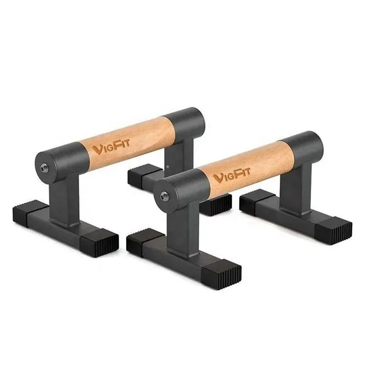 Barras de realce antideslizantes de madera, barras paralelas, barras de soporte de mano para ejercicios de calistenia, entrenamiento de suelo