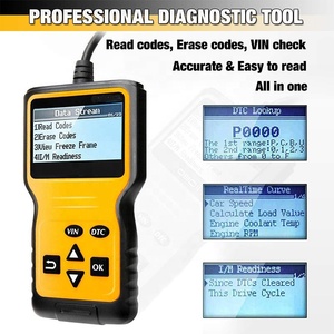 Lector de códigos de diagnóstico automático al por mayor, escáner OBD2 multifunción para la detección de fallos del motor de todos los vehículos