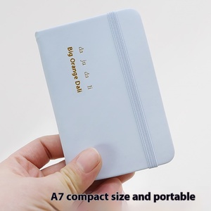 A7 Mini Portable <strong>Pocket</strong> <strong>Notebook</strong> A5 <strong>Size</strong> With Paper PU PP Cover Material Wholesale <strong>Memo</strong> Diary Word Book Hand Account <strong>Notebook</strong> - Product Image 4