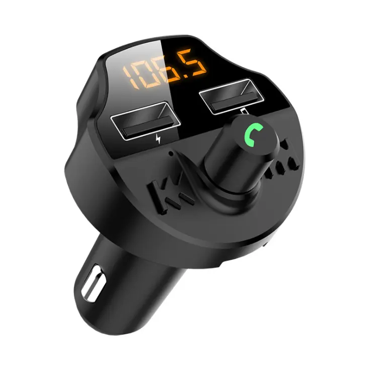 Fiio — lecteur de musique MP3 de voiture T66, avec double chargeur USB, Kit mains libres, sans fil, bluetooth 5.0, transmetteur FM, adaptateur