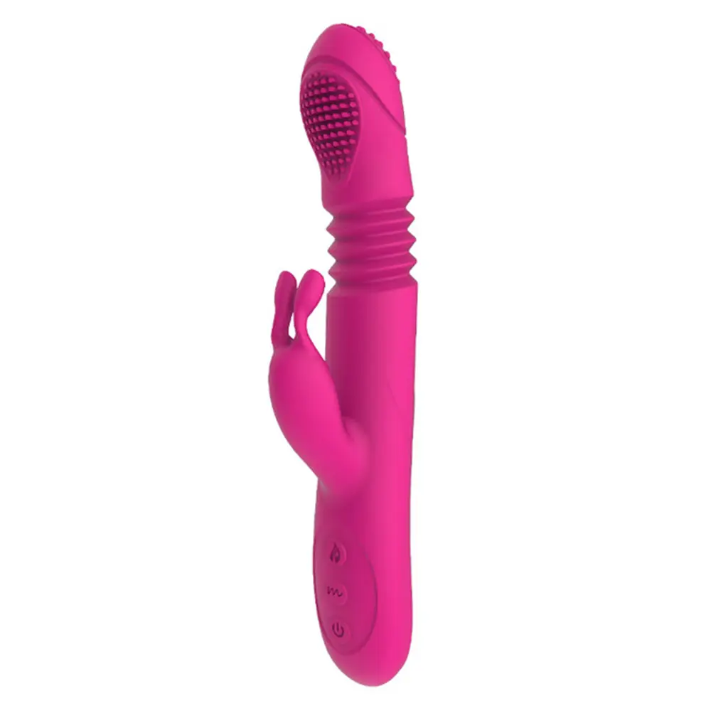 10 Mode Rabbit Vibrator Teleskop rotation Beheizter Sex Vibrator Erotischer G-Punkt Clitoris Stimulator Kaninchen Dildo Vibrator