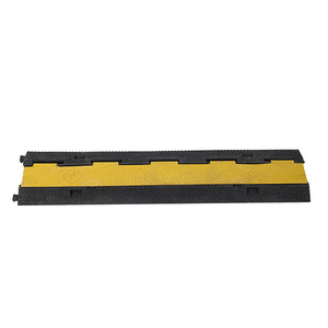 Kauçuk ve plastik kablo koruyucu 2 kanal kablo tepsi kablo koruyucu zemin Pvc kanal - Product Image 2