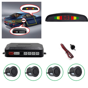 Sistema de sensor de estacionamiento automático trasero inalámbrico DC12V universal 4 sensores pantalla de radar alarma de audio Toyota Nissan Camry - Product Image 3