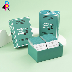 工厂中国OEM设计150对话入门问题活动定制印刷游戏卡 - Product Image 5