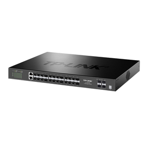 The TL-SH6428F Is a New Series of 6-gigabit Uplink Stackable Layer-3 Network Management Switch Developed and Launched by TP-LINK