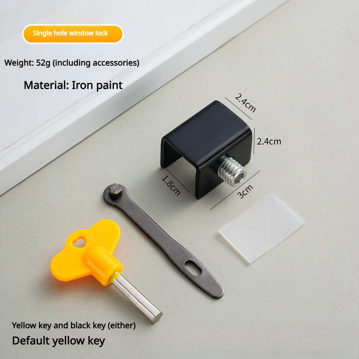 Type B: single hole/black