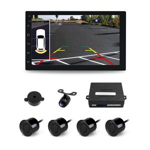 車のリバースエイドAndroidマルチメディアプレーヤーリバースバックアップパーキングセンサーシステムPDC、4個のセンサー付き - Product Image 1
