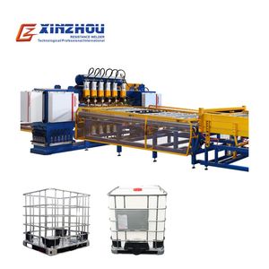 Soldadora de malla tubular IBC con sistema automático de alimentación y descarga - Product Image 1