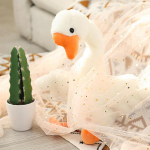 Electric Recording Music Lighting Doll <strong>White</strong> Goose Cactus Series Charging <strong>Plush</strong> Singing Dancing Duck Toy for Kids - Product Image 3