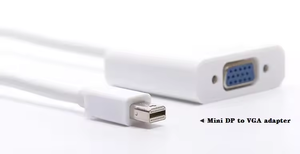 Mini DP Display Port Male to <strong>VGA</strong> Female Adapter Mini DP to <strong>VGA</strong> Converter for MacBook Pro Surface Monitor