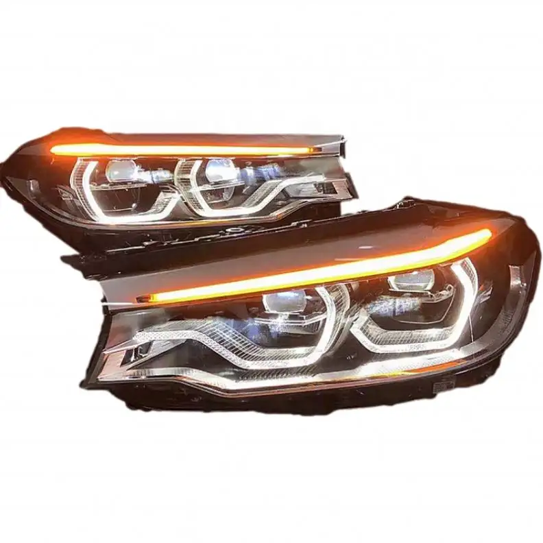 Nâng cấp lên Đèn pha LED đầy đủ với chức năng theo dõi cho BMW 5 Series G38 HID Xenon đầu đèn đầu 2018 2020