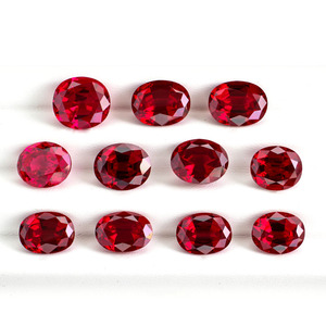 Lab Created <strong>Ruby</strong> Synthetic Gemstones 1ct to 10ct July Birthstone Lab Grown <strong>Ruby</strong> for Jewelry - Product Image 2