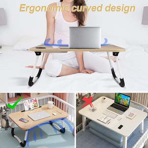 Foldable <strong>Computer</strong> Desk Colorful Design <strong>Table</strong> <strong>Folding</strong> Simple <strong>Table</strong> Modern Study Desk Laptop <strong>Table</strong> Storage Rack for Home Office - Product Image 4