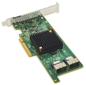LSI <strong>SAS</strong> 9217-8i Hba with Internal 6Gb/s <strong>SAS</strong> and SATA PCI Express 3.0 Host Bus Adapter - Product Image 4