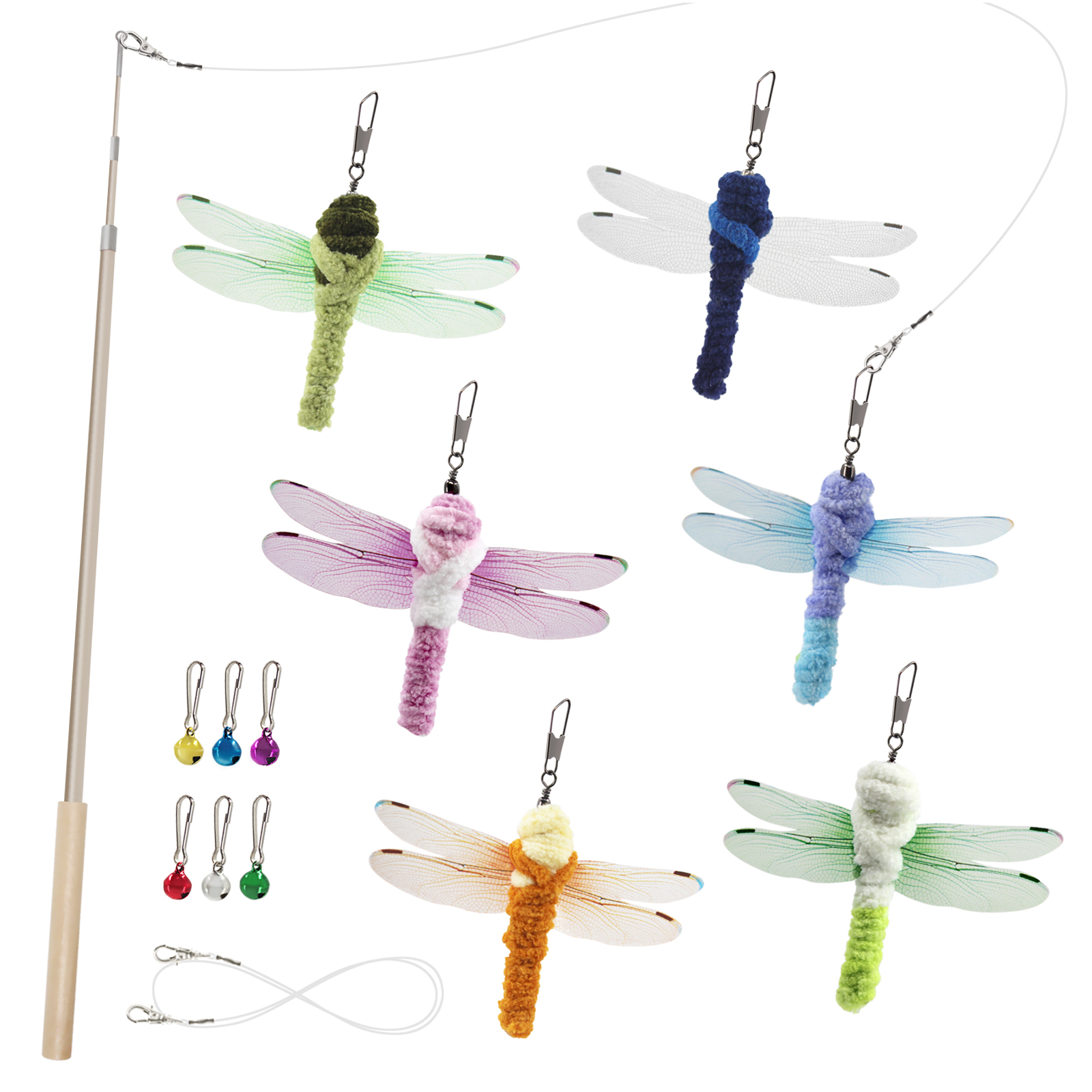 Ensemble libellule en fil