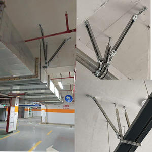 Support de cadre de protection anti-sismique et anti-incendie certifié FM et audité pour galerie de conduites - Product Image 4