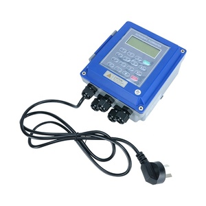 PWF-U2000B Smart Portable Ultrasonic <span class=keywords><strong>Flow</strong></span> <span class=keywords><strong>Meter</strong></span> <span class=keywords><strong>Sensor</strong></span> <span class=keywords><strong>LCD</strong></span> Display Liquid Water e Oil Flowmeter com braçadeira para Pipeline