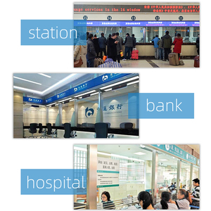 Zero-touch Communication Through Bank Counter 2 <strong>Way</strong> Window Speaker <strong>Intercom</strong> <strong>System</strong> for Hospital Post Office Ticket Station - Product Image 5