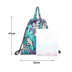 Bolsa con cordón personalizada, mochila personalizada, bolsa con cordón con logotipo, MOQ bajo, bolsa con cordón Gymsack, bolsa con cordón, logotipo personalizado, OEM - Product Image 4