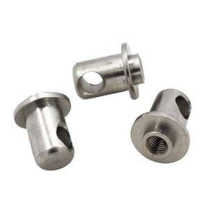特別なSSM5ネジ付きバレル形状の丸い接続ナット - Product Image 2