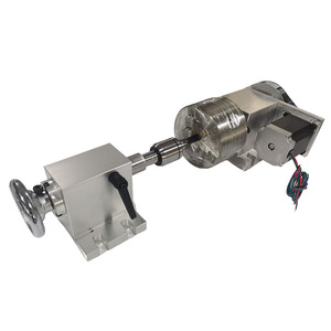 3 Jaws Chuck 6:1 <strong>CNC</strong> 4 Axis <strong>Rotary</strong> K1-100 Chuck <strong>Rotary</strong> Axis 4th Axis <strong>CNC</strong> <strong>Rotary</strong> Table for <strong>CNC</strong> <strong>Router</strong> - Product Image 1