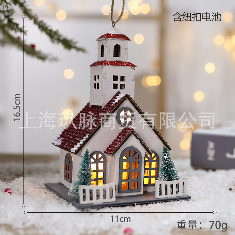 ต้นคริสต์มาสสีแดงและสีขาว